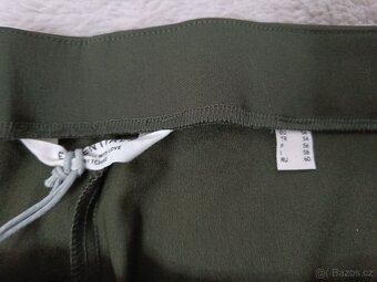 Khaki strečové kalhoty Tchibo, vel. 54 - nové s visačkou - 7
