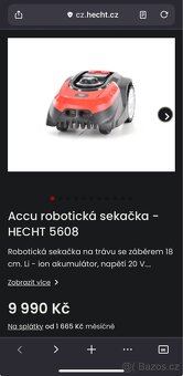 Robotická sekačka - HECHT 5608 rozbalená - 7