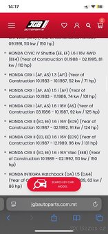 Nový Brzdové ložisko pro Honda - 7