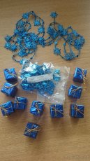 Vánoční řetězy, baňky, ubrusy,...retro - 7