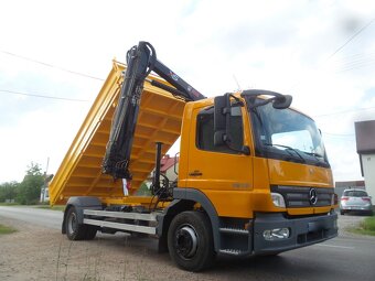 MERCEDES ATEGO 1222 TROJSTRANNÝ SKLÁPAČ + HYDR. RUKA - 7