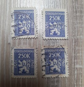 Staré známky doplatní CSR-ČSSR - 7
