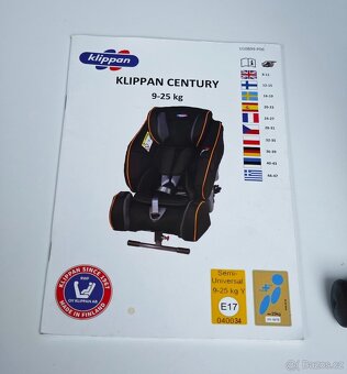 Protisměrná autosedačka Klippan Century - 7