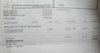 Dětská postýlka - světlé dřevo, s velmi kvalitní matrací - 7