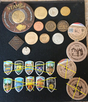 samolepky ERBY - konvolut + placky - 7