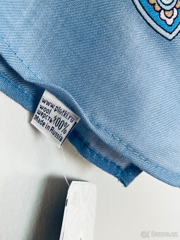 Ruský šátek 89x89 cm 100% merino, Pavlovskij Posad - 7