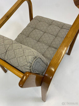 Krásná křesla Kropáček po renovaci, dub, šelak TOP - 7