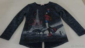 Flessová mikina ,mikina s kapucí a svetřík vel. 122 - 7