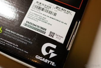 grafická karta Gigabyte GeForce GTX 1650 D6 WindForce OC 4G - 7
