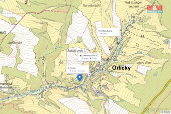 Prodej pozemku k bydlení, 2589 m², Orličky - 7