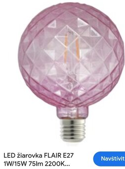 Velké dekorativní Led žárovky - 7