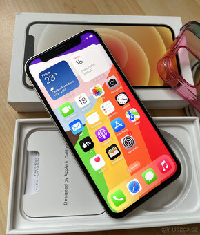 Apple Iphone 12 mini 128GB bilý / krásný stav / 100% baterie - 7