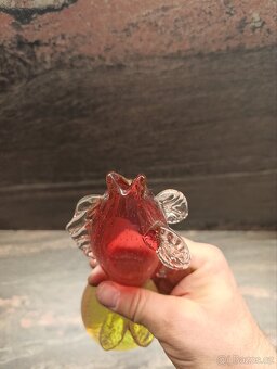 Váza hutní sklo ÚUŘ Praha sklárna Škrdlovice - 7