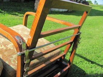 Polohovací křeslo Art Deco /  2ks / Halabala ? - 7