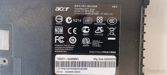 ACER TRAVELMATE 8471 - (běží, otestován v biosu) - 7