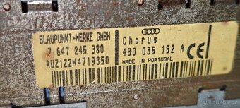 Originální autorádio AUDI Chorus 1/ A3GP - 7