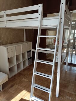 Patrová postel IKEA STORA 140x200 cm s příslušenstvím - 7