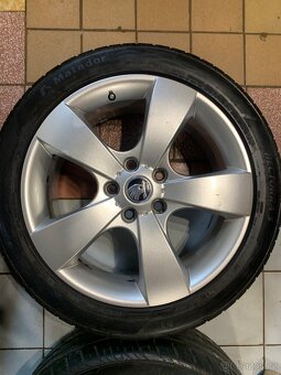 Alu kola Škoda R17 5X112 LETNÍ PNEU 225/45 R17 PEGASUS - 7