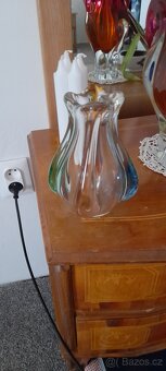 Váza hutní sklo - 7