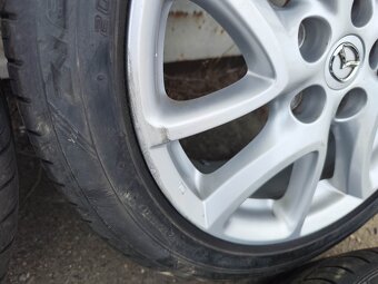 17"letní alu sada 5x114 origo Mazda 3 6 5 205/50 Falken - 7