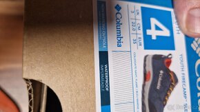 Prémiová dětská obuv COLUMBIA vel 35 - 7