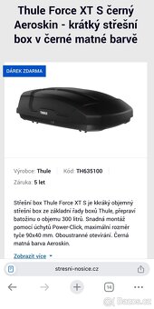 Thule force xt S / truhla box rakev - 7