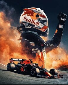 Lewis Hamilton poster, plátno 50x70 - 7