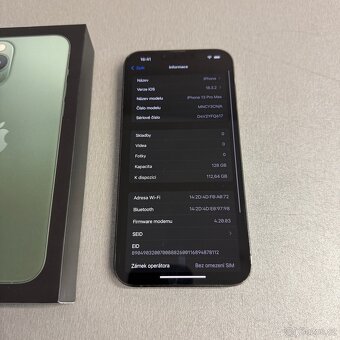 iPhone 13 Pro Max 128GB zelený, pěkný stav, 12 měsíců záruka - 7