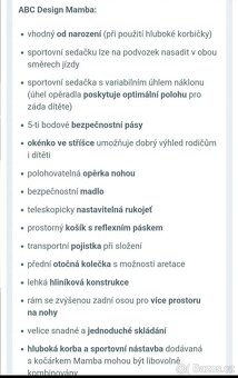 ABC Design Mamba 2 sady,růžová +černá - 7