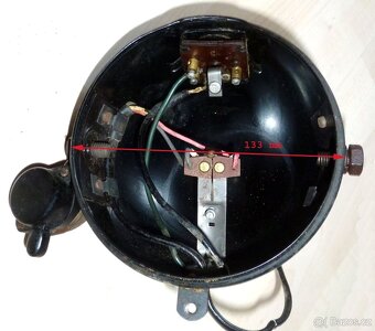 ČZ 98 třírychlostní přední světlo BOSCH kompletní zachovalé - 7