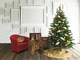 Vánoční stromek LAALU DELUXE - jedle BERNARD, 120 cm - 7