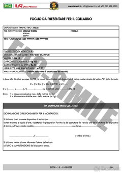 LANCIA THESIS - TAŽNÉ ZAŘÍZENÍ - 7