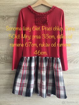 Dívčí šaty a sukně vel. 116 - 7