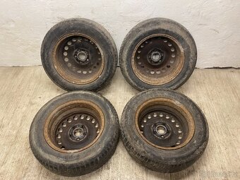 4x PLECHOVÝ DISK 6Jx15H2 ET47 5x112 S PNEU APOLLO 195/65R15 - 7