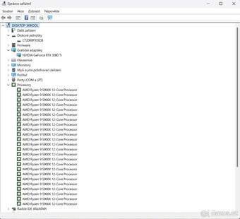 🖥️Herní PC RYZEN 9 5900X,RTX 3080Ti 12GB,32 GB RAM,2 TB SSD - 7
