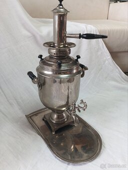 Starý rusky samovar ,kompletní . - 7