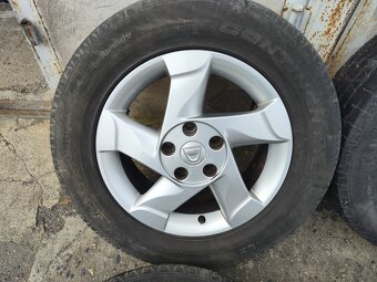 16"alu sada Aconit 5x114 origo Dacia Duster 215/65 Conti - 7