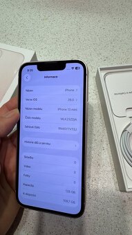 IPhone 13mini 128gb růžový, top stav - 7