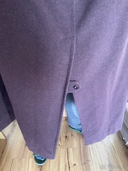 Dlouhý zimní kabát vlna, kašmír, polyester - 7