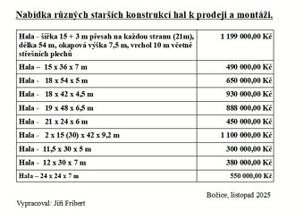 Prodej konstrukce haly - 7