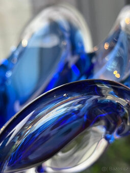 Mísa 25 cm, hutní sklo, Josef Hospodka Chřibská - 7