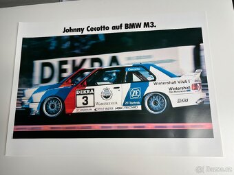 Originál BMW plakát E36 M3, E30, M1 DTM - 7