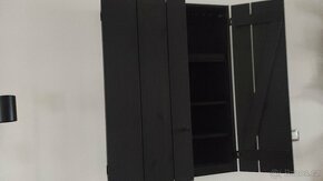 Barová skříňka Ikea černá dřevěná - 7