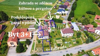 Prodej bytu s garáží a zahradou, Arnolec, ev.č. 02167 - 7