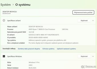 ☑️Herní PC RYZEN 7 5800X,RTX 3070,32 GB RAM,2 TB SSD - 7