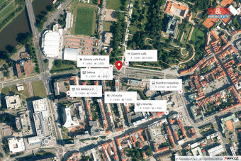 Pronájem bytu 1+kk, 57 m², Pardubice, ul. Sukova třída - 7