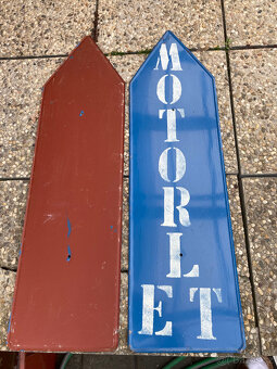 Cedule 2 kusy,  staré MOTORLET za 1.000 kč - 7