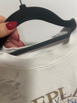 Bílá mikina Replay - 7