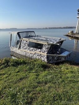Profesionální rybářský člun s kabinou, možnost elektromotoru - 7