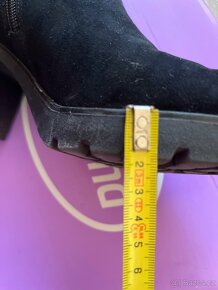 Koníčkové semišové boty vel.39 - 7